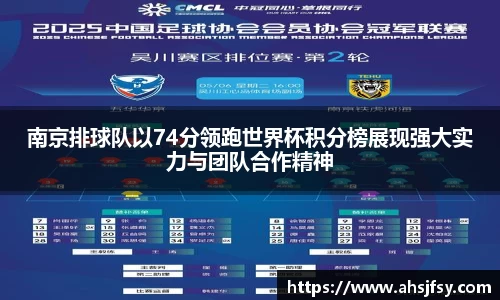 南京排球队以74分领跑世界杯积分榜展现强大实力与团队合作精神